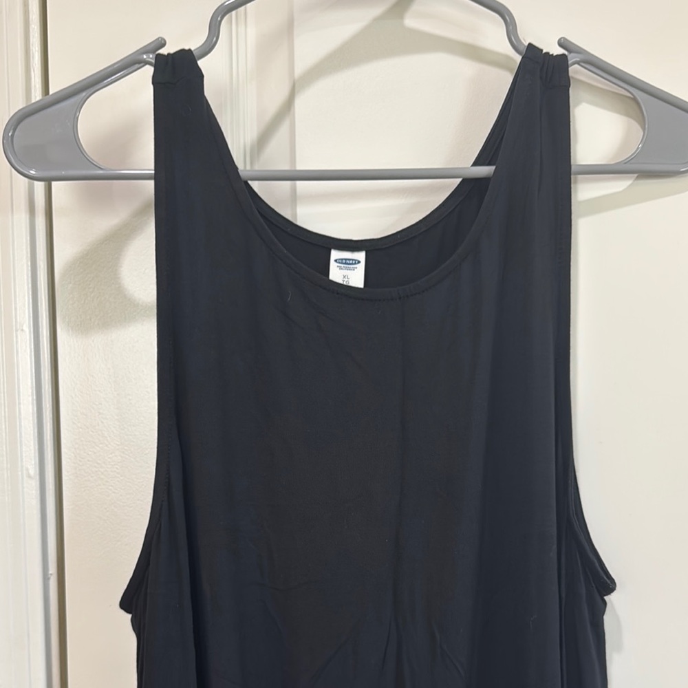 Old Navy Black Mini Sundress / C77 - Picture 3 of 3
